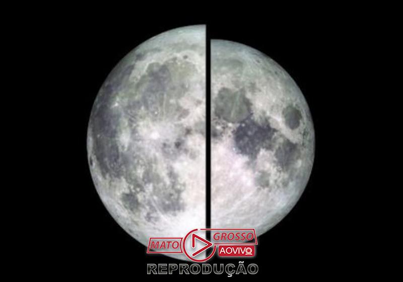 Superlua e lua comum - NASA / Goddard / Lunar Reconnaissance Orbiter