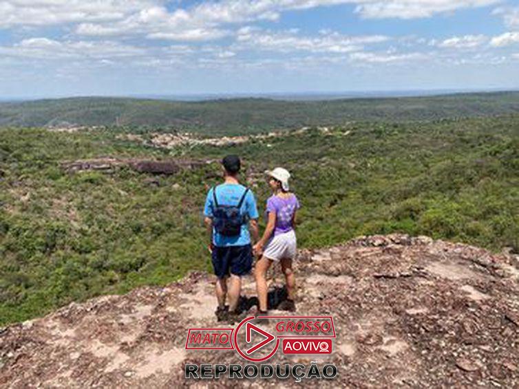 Katiuscia e Aramis na Chapada Diamantina