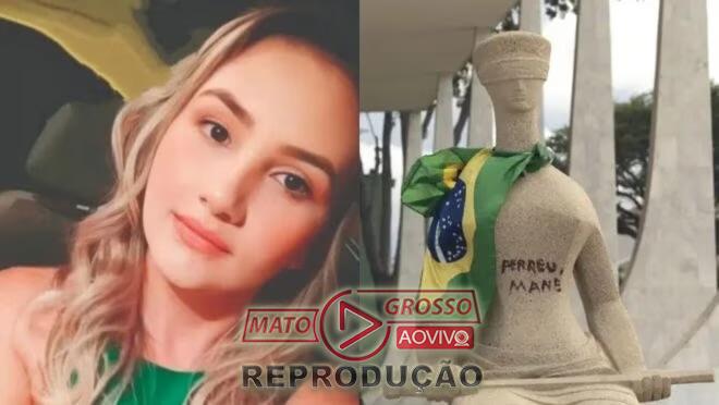 Decisão do STF mobiliza internet em apoio a Débora e outros alvos do 8 de janeiro 2