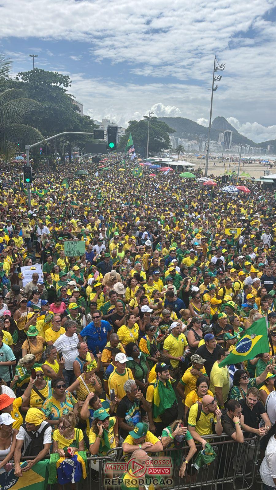 Manifestação ‘Anistia Já’ reuniu mais de 400 mil pessoas em Copacabana, diz Polícia Militar do Rio; veja fotos 2