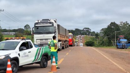 Acidente fatal entre moto e caminhão mobiliza autoridades na Mt-208 em Alta Floresta