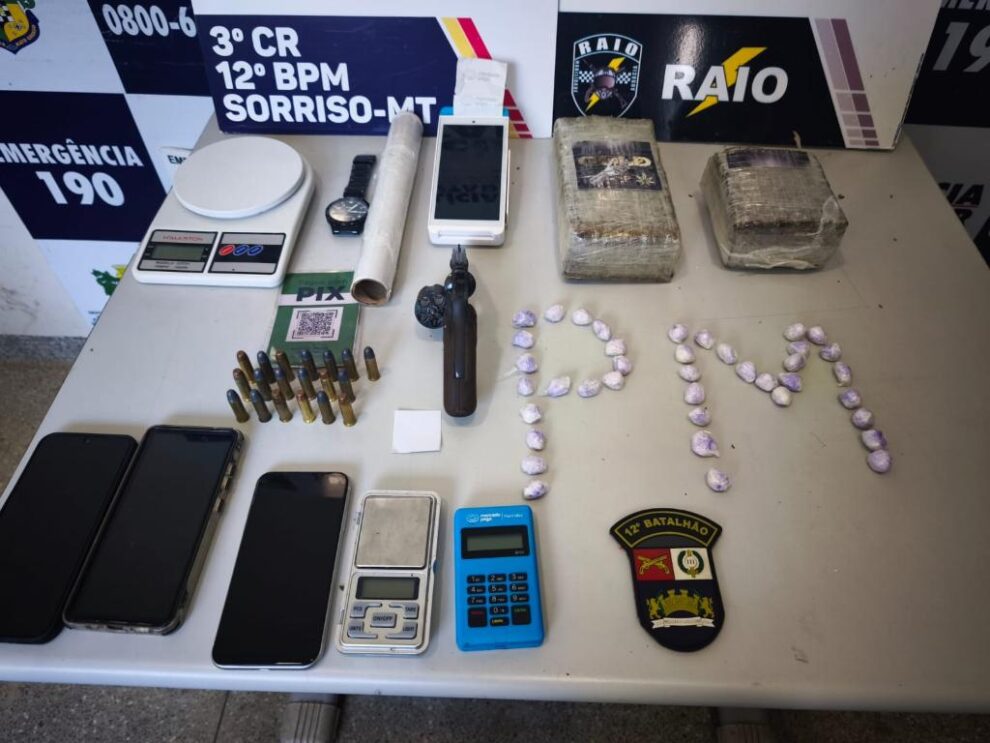 tráfico de drogas e porte ilegal de arma de fogo