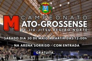 Arena Sorriso abre portas para Campeonato Mato-grossense de Jiu-jitsu com entrada gratuita