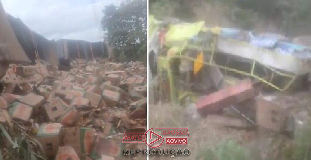 Motorista da Nova Rota do Oeste morre em grave acidente com carreta na Br-364