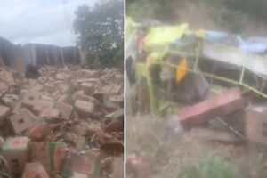Motorista da Nova Rota do Oeste morre em grave acidente com carreta na Br-364