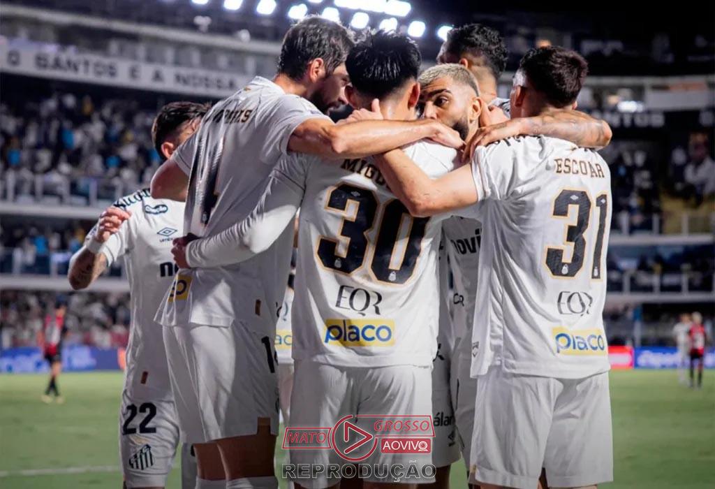 Santos supera o Vitória por 3 a 1 na Vila e escapa do Z4 no Brasileirão
