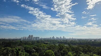 Cuiabá terá fim de semana de tempo firme com temperaturas chegando a 33°C