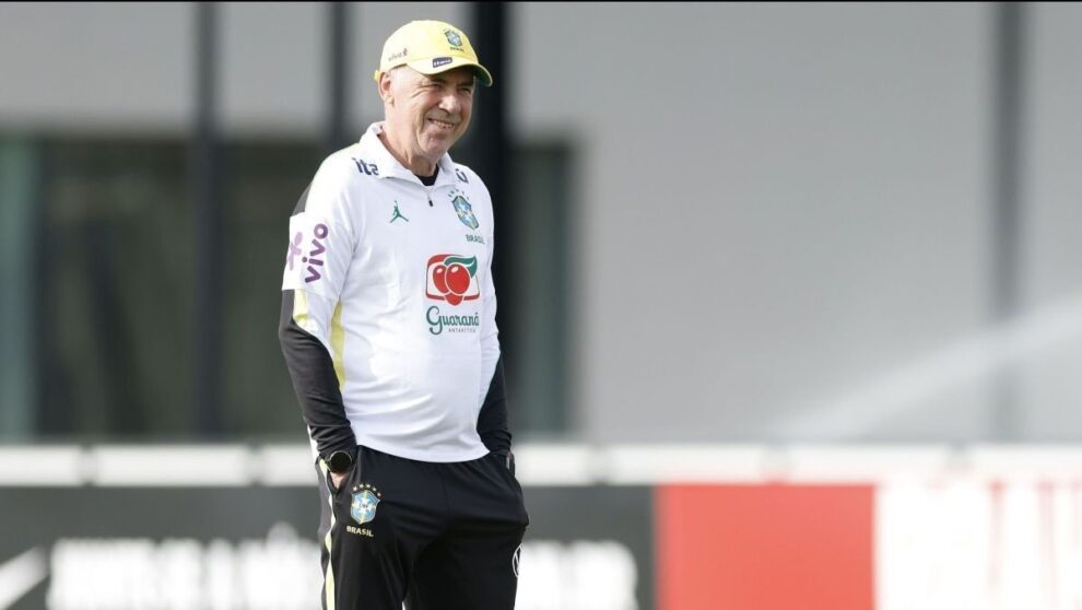 Ancelotti mantém mistério sobre escalação da Seleção Brasileira em último teste antes da Copa