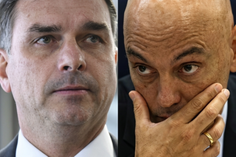Flávio Bolsonaro aciona STF para afastar Alexandre de Moraes de investigações sobre Banco Master