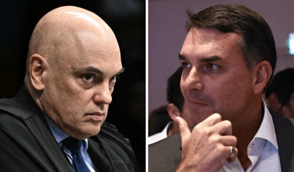 Flávio Bolsonaro solicita ao STF que Alexandre de Moraes seja declarado suspeito em caso Master
