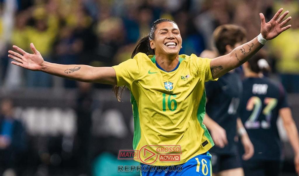 Brasil supera Estados Unidos em amistoso e avança na preparação para a Copa de 2027