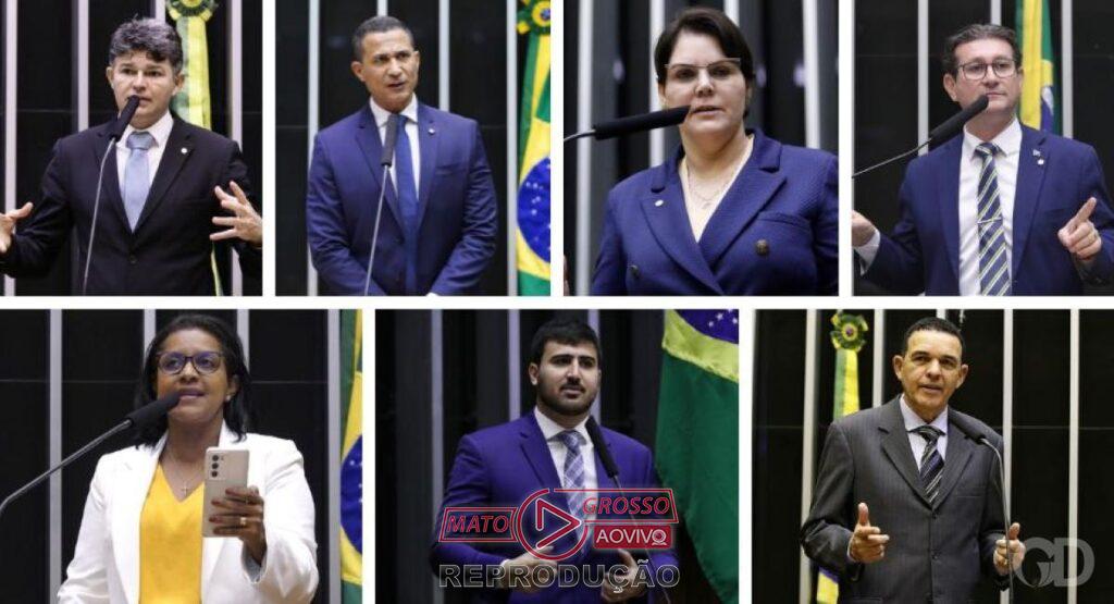 Deputados federais de Mato Grosso registram baixa frequência na Câmara em 2025