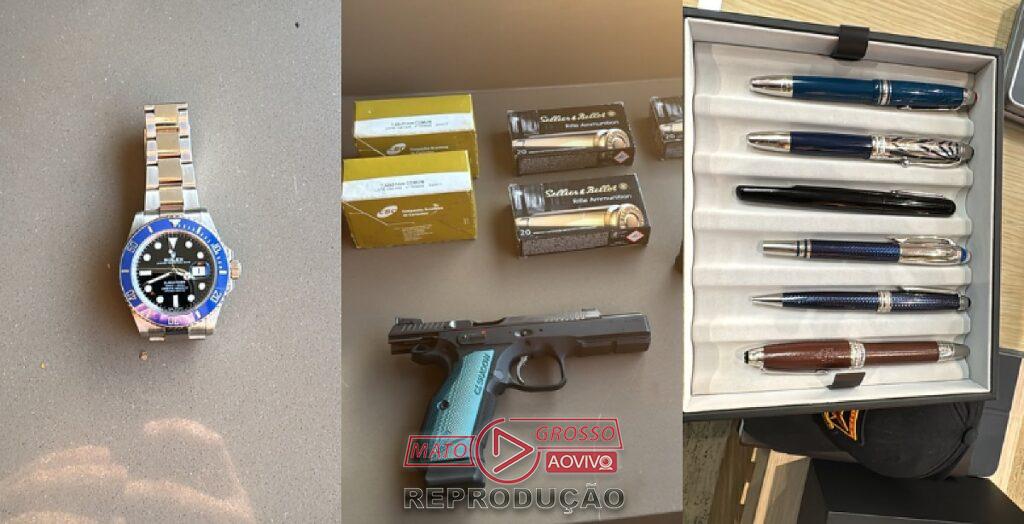 Operação Gemini da PF apreende hoje Rolex de R$ 208 mil, armas e luxo de desembargador e deputado.