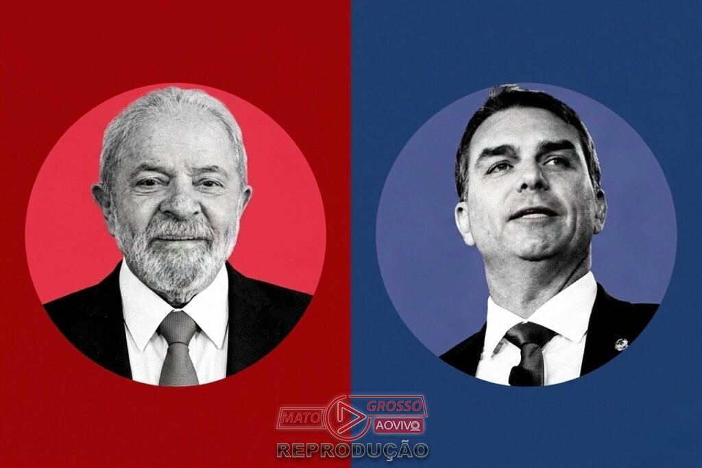 Pesquisa presidencial de 2026 mostra Flávio Bolsonaro à frente de Lula em cenário estimulado