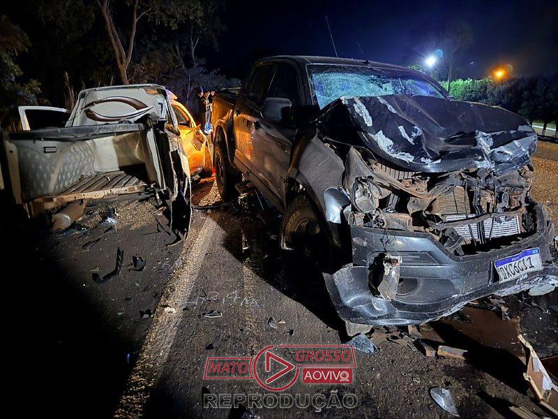Colisão entre três veículos na Br-070 deixa um morto e dois feridos em Nossa Senhora do Livramento