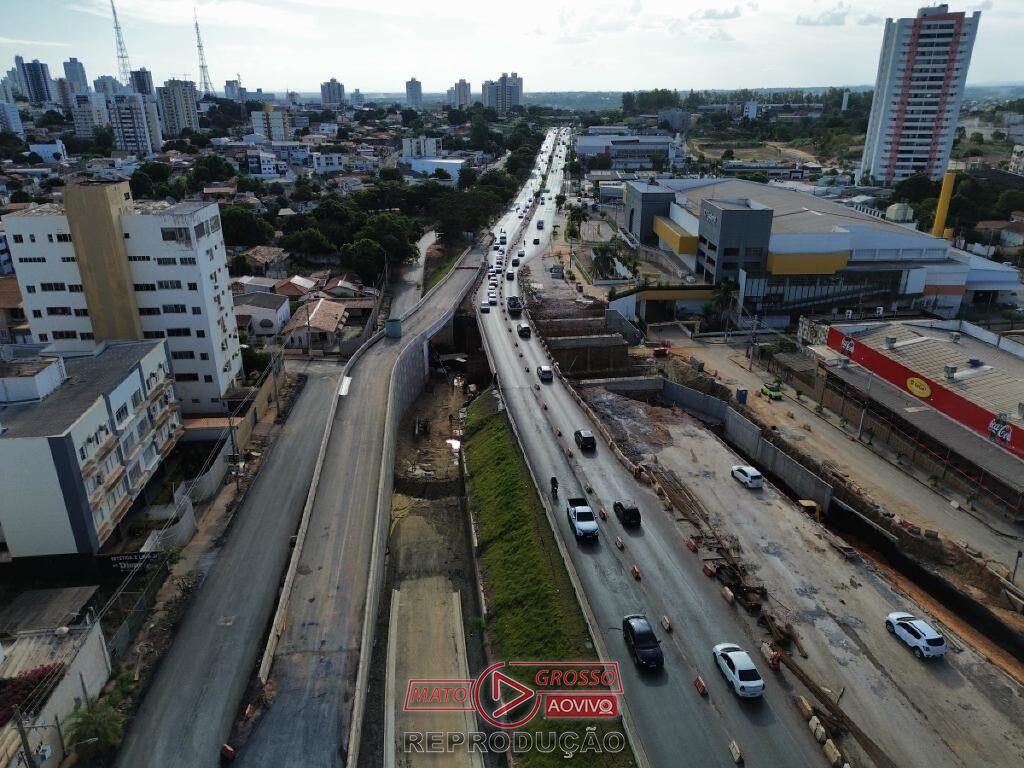 Sinfra-mt bloqueia totalmente Miguel Sutil para obras em frente à Todimo neste sábado (13) e domingo (14).