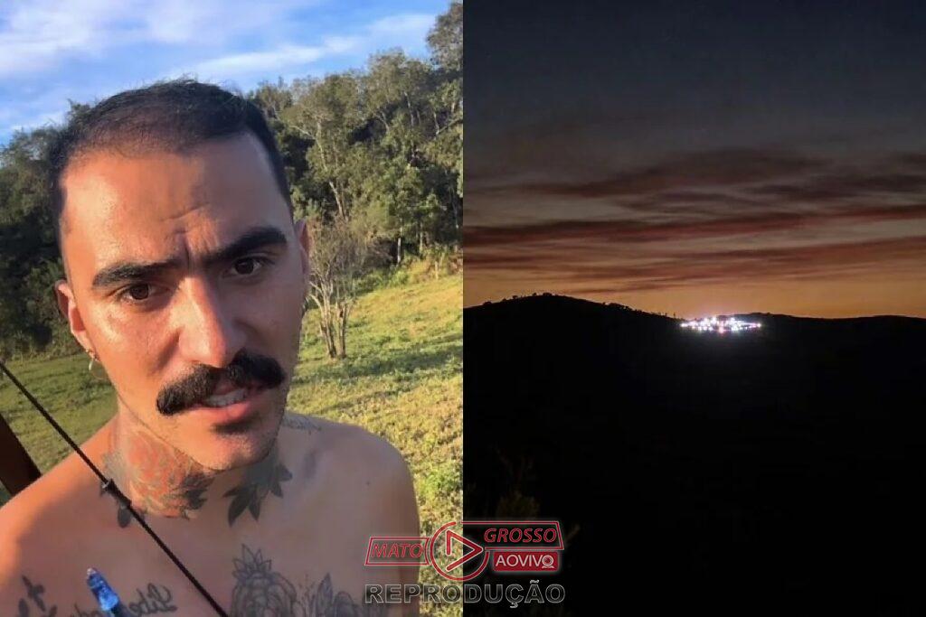 Mayk Leão deixa redes sociais após viralizar com vídeos de supostos Ovnis no Paraná