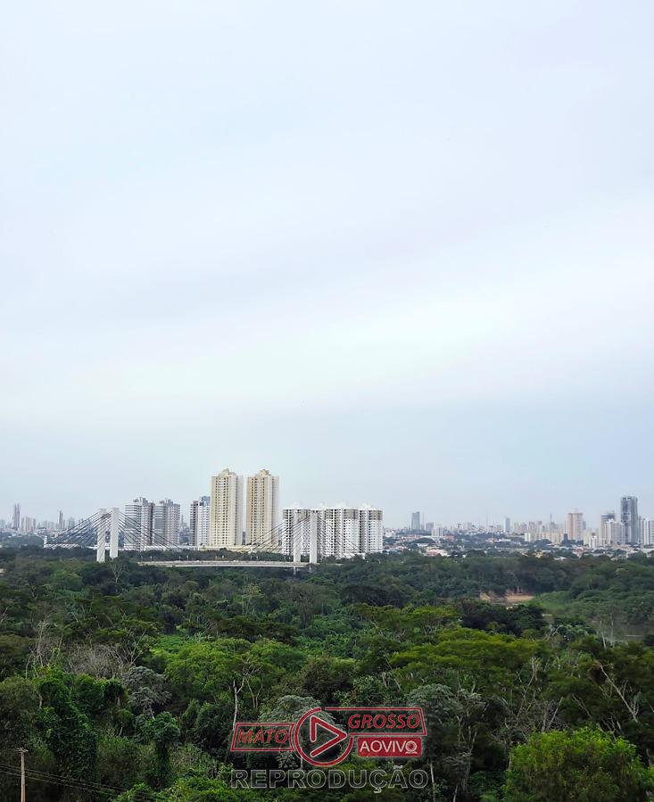Cuiabá registra manhã atípica com temperaturas amenas e alerta de tempestades