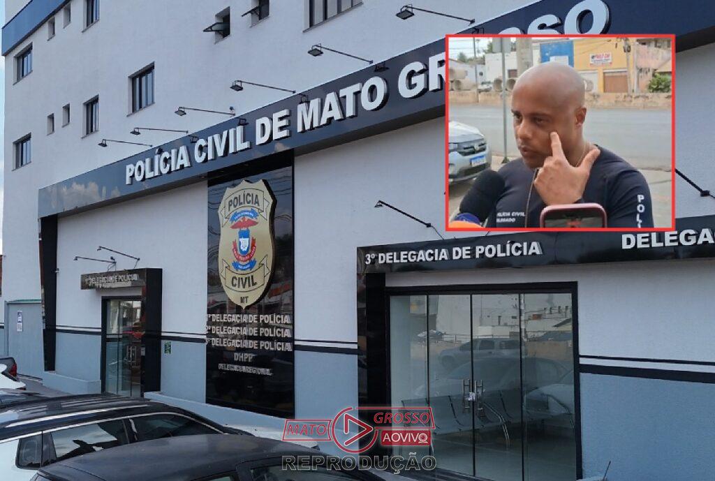 Cena em Cuiabá desmente policial penal que matou enteado com tiro na cabeça, diz delegado; vídeo
