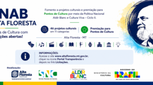 Alta Floresta investe na cultura com editais da PNAB para 46 projetos e Pontos de Cultura.