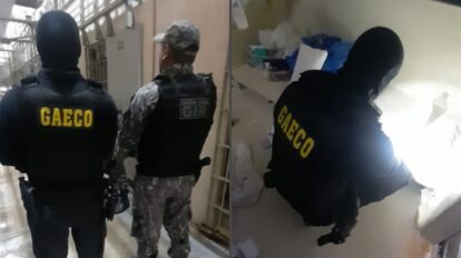 Gaeco deflagra operação na PCE após réu realizar gesto de facção em audiência