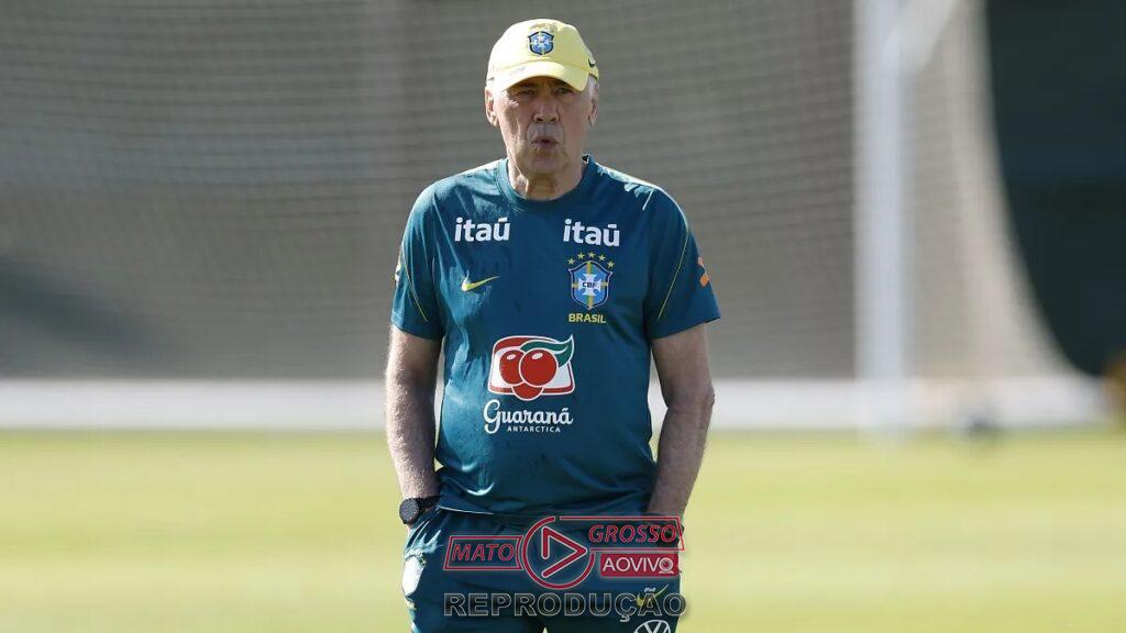 Em véspera de Copa, Ancelotti esconde o jogo e não revela time titular para a estreia.