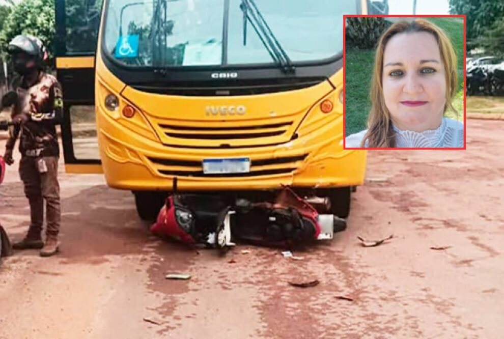 Acidente fatal em Guarantã do Norte: mulher sem CNH morre após colisão com ônibus escolar da Apae