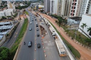 Trânsito na Miguel Sutil será totalmente interrompido para obras de viaduto