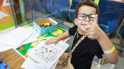 Camarote do Autista na Arena Pantanal recebe sorteados para jogo do Cuiabá