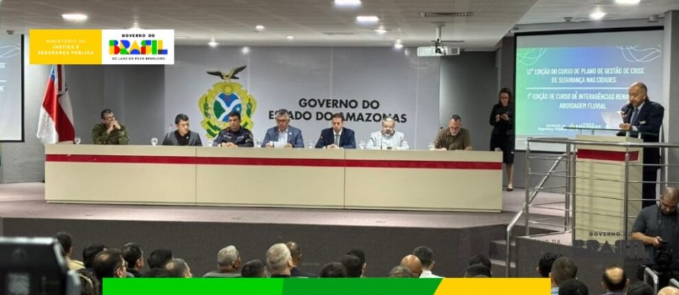 Amazonas recebe treinamento avançado do MJSP para gestão de crise em segurança urbana