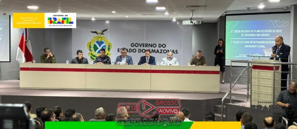 Amazonas recebe treinamento avançado do MJSP para gestão de crise em segurança urbana