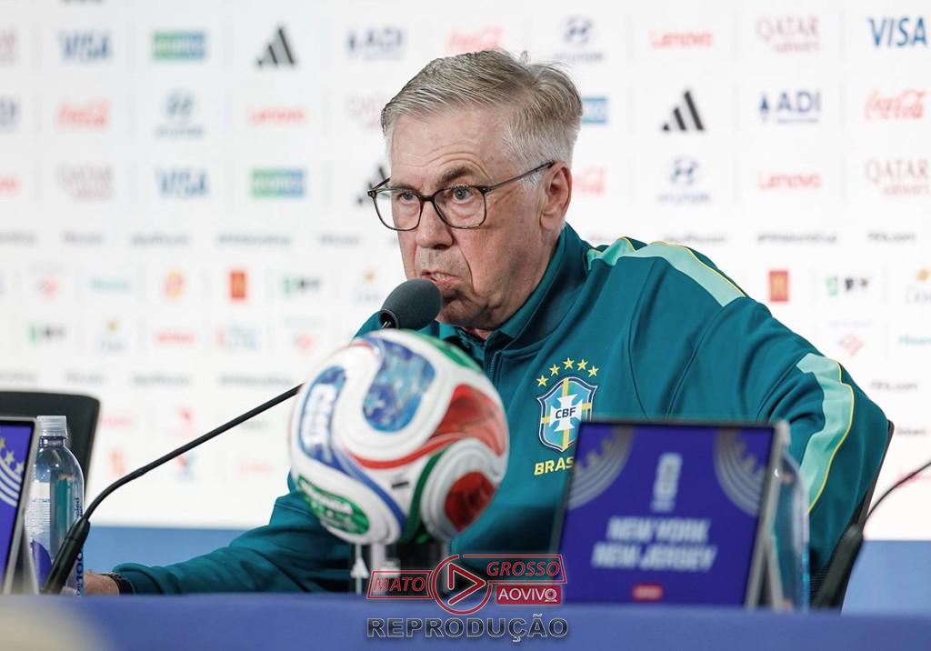 Ancelotti detalha preparação da seleção brasileira para estreia na Copa do Mundo de 2026