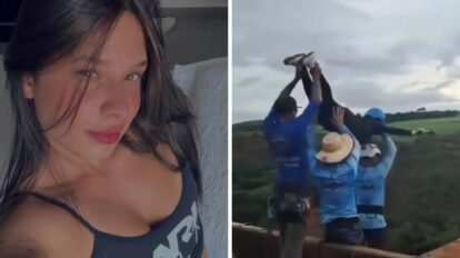 Jovem morre em rope jump: vídeo inédito flagra lançamento sem corda em Limeira, SP