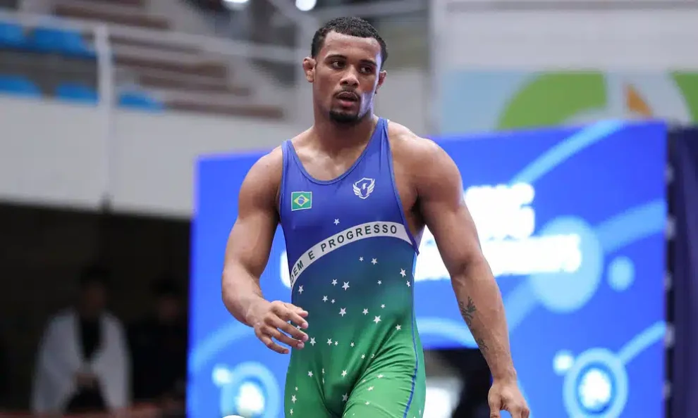 Kauan Gomes conquista bronze para o Brasil no Pan-americano de Wrestling em Lima