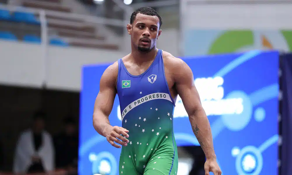 Kauan Gomes conquista bronze para o Brasil no Pan-americano de Wrestling em Lima