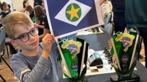 Xadrez sub-7: João Pedro Rizzi Kölzer, de Sorriso, alcança o topo nacional em sua estreia