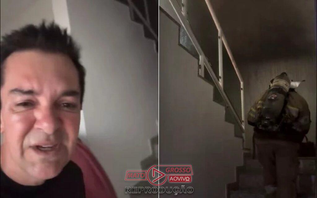 Desespero e fé: Regis Danese enfrenta incêndio em sua casa de Minas Gerais