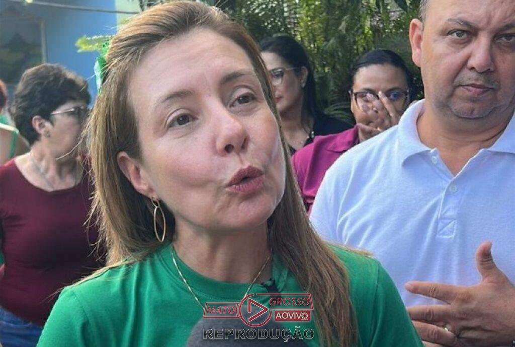 Prefeita Flávia Moretti congela convocações de concursos até 2026 e corta 50% de gastos em Várzea Grande.