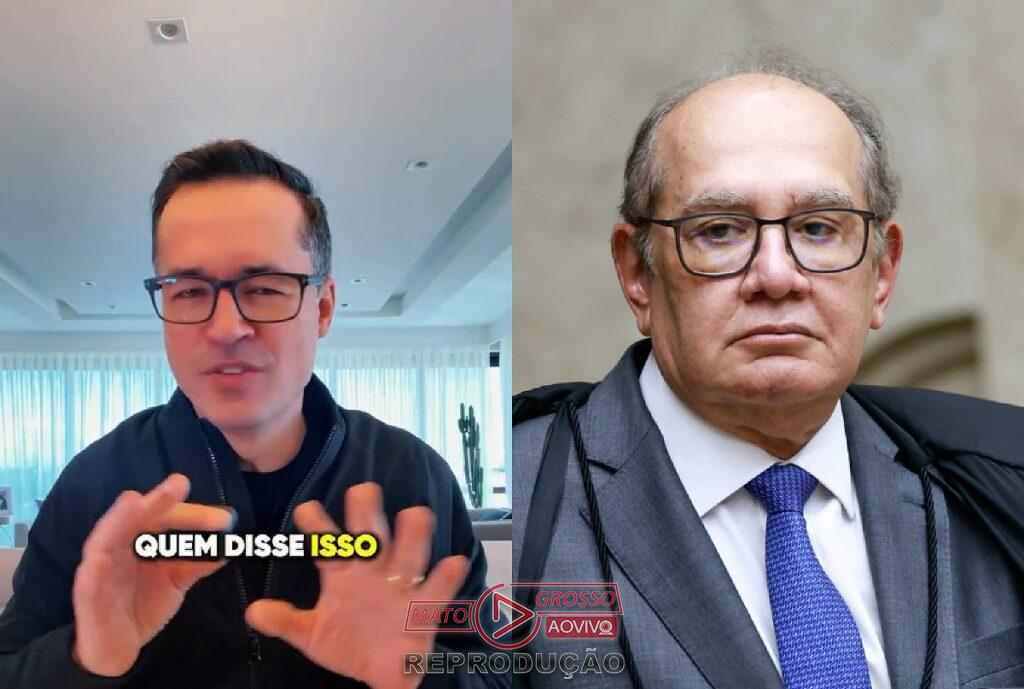 Deltan Dallagnol aponta suposta influência de Gilmar Mendes e família na gestão da CBF
