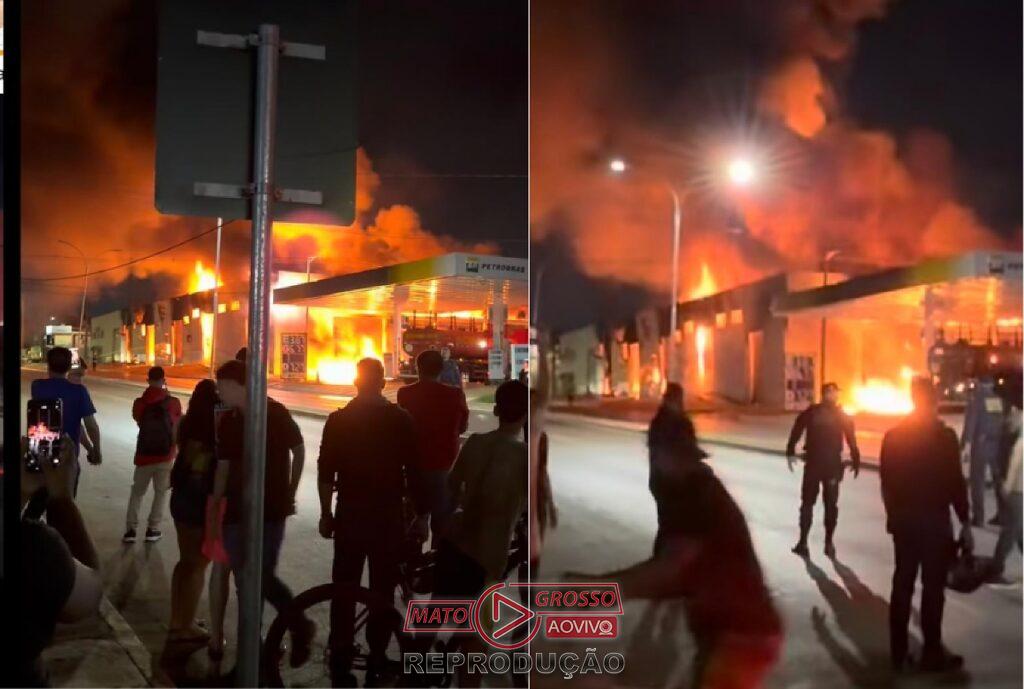 Incêndio devasta barracão da Educação em Várzea Grande na quarta (17); veja novos vídeos
