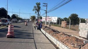 Obras do BRT avançam e recuperação asfáltica na Avenida do CPA entra em fase final
