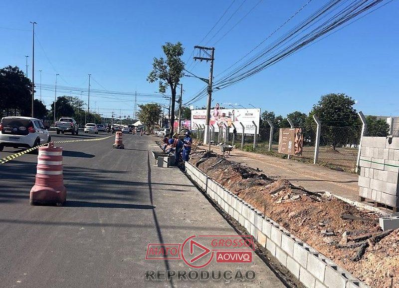 Obras do BRT avançam e recuperação asfáltica na Avenida do CPA entra em fase final