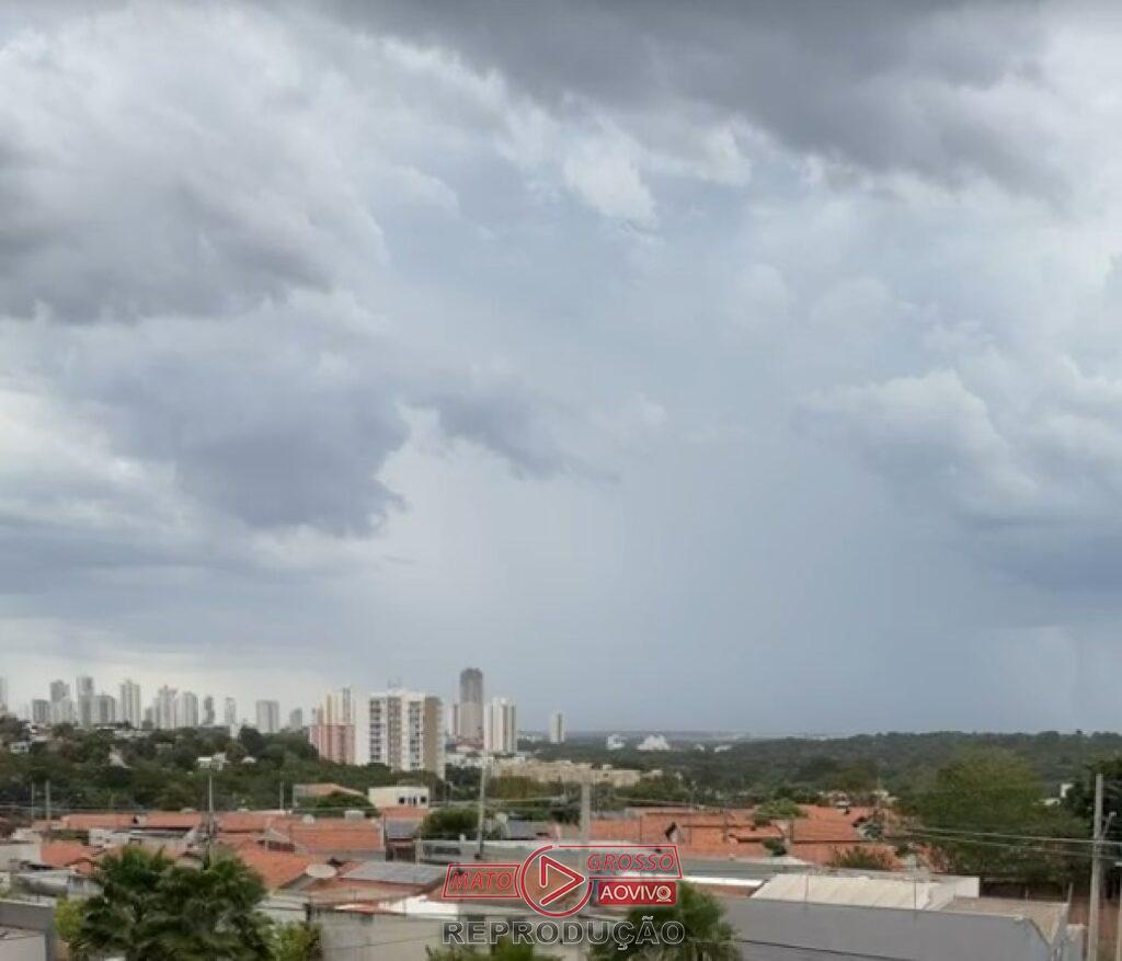 Cuiabá: alerta de tempestade e queda de mais de 10°C marcam virada no tempo