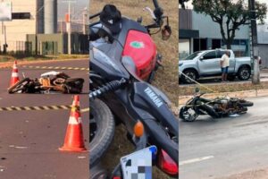 Série de acidentes mata três motociclistas em 24h em Sinop