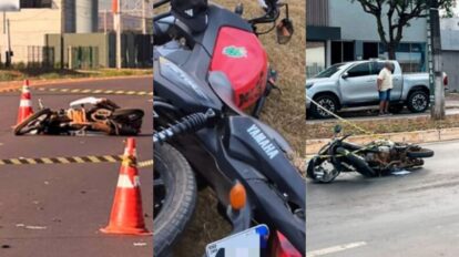 Série de acidentes mata três motociclistas em 24h em Sinop