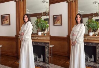 Anne Hathaway surpreende fãs ao anunciar terceira gravidez com vídeo da barriga