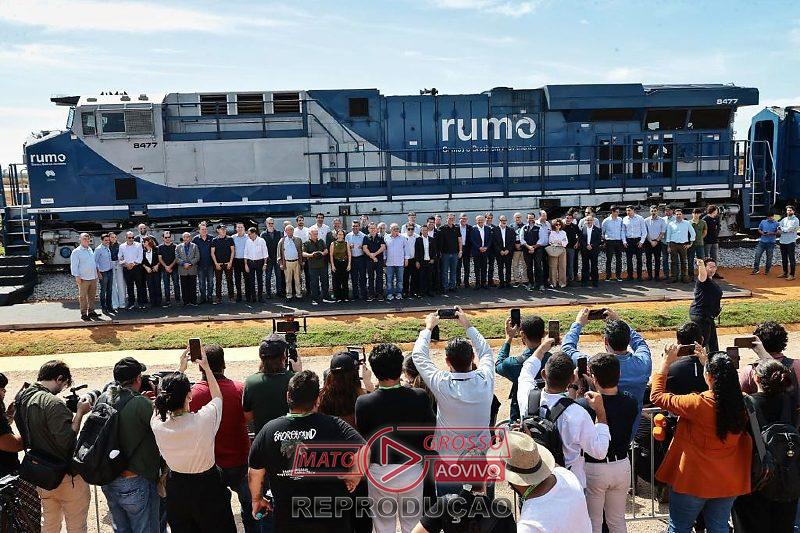 Mato Grosso inaugura 1º trecho da Ferrovia Estadual Rondonópolis-dom Aquino com Rumo (20)