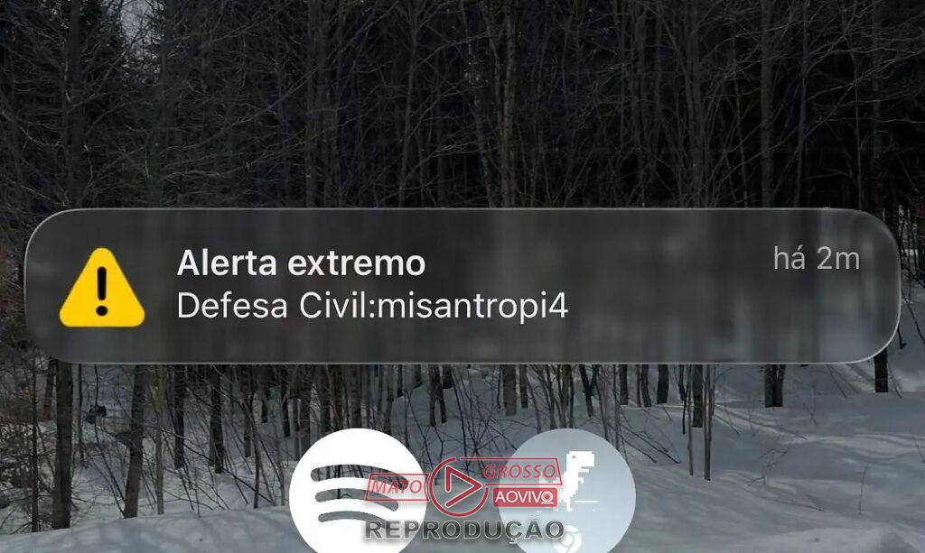 Defesa Civil emite falso alerta que assusta 30 milhões em 8 estados na madrugada de sábado.