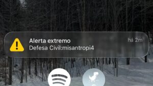 Defesa Civil emite falso alerta que assusta 30 milhões em 8 estados na madrugada de sábado.
