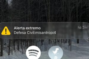 Defesa Civil emite falso alerta que assusta 30 milhões em 8 estados na madrugada de sábado.